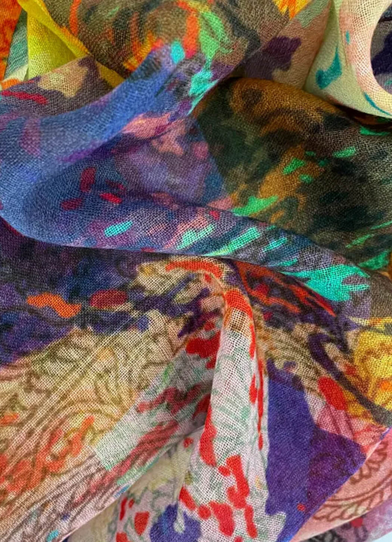 Chinar Iris Scarf