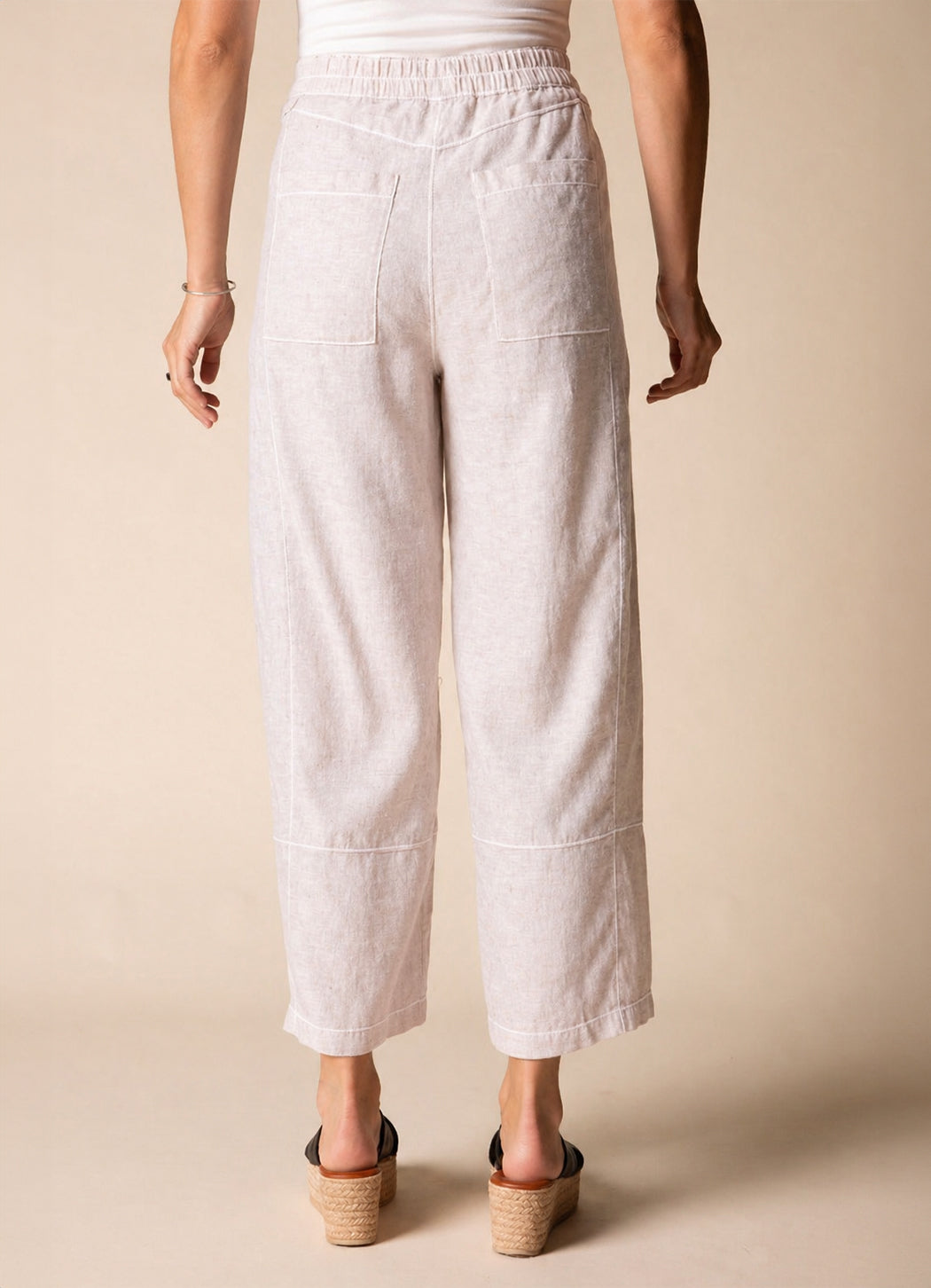 Habitat Linen Seamed Crop Pant