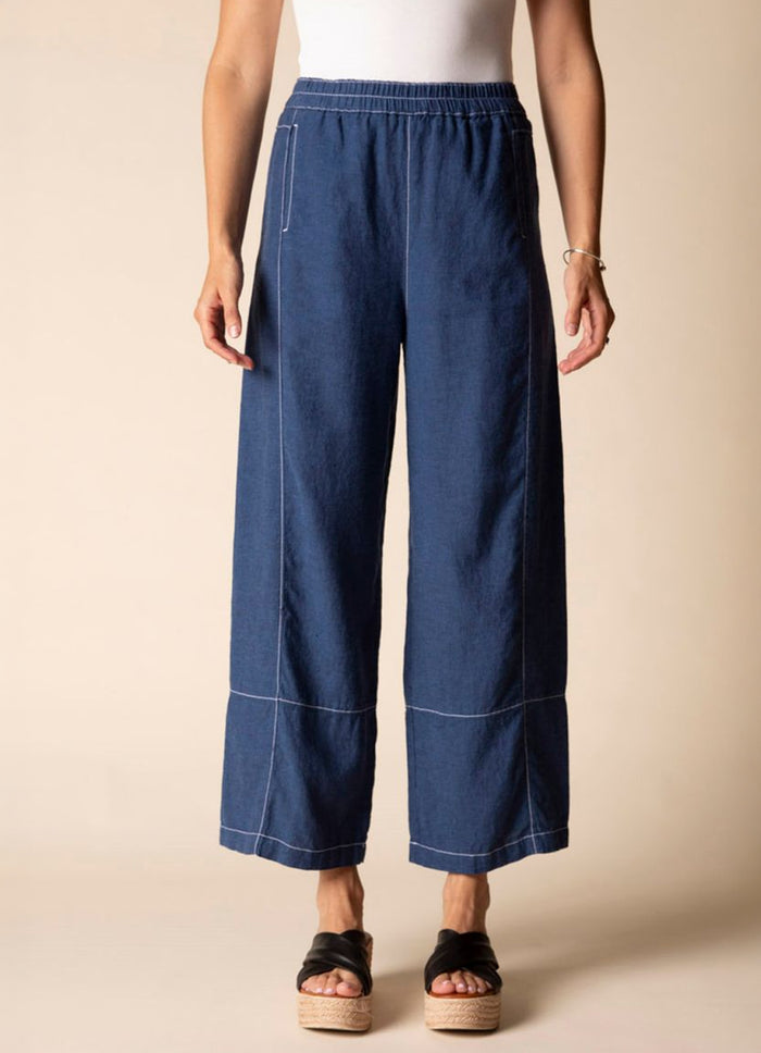 Habitat Linen Seamed Crop Pant