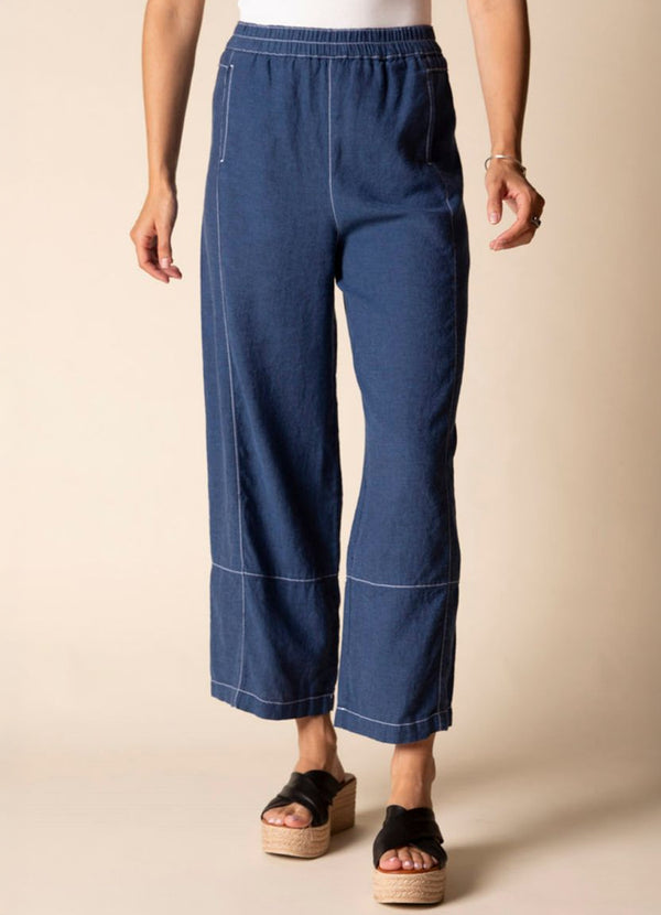 Habitat Linen Seamed Crop Pant