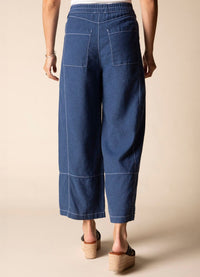 Habitat Linen Seamed Crop Pant