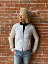 J Society Shaker Back Collarless Puffer