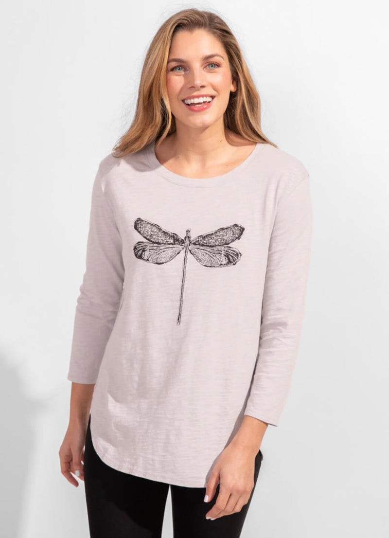 Escape Destination Dragonfly High Lo Tee