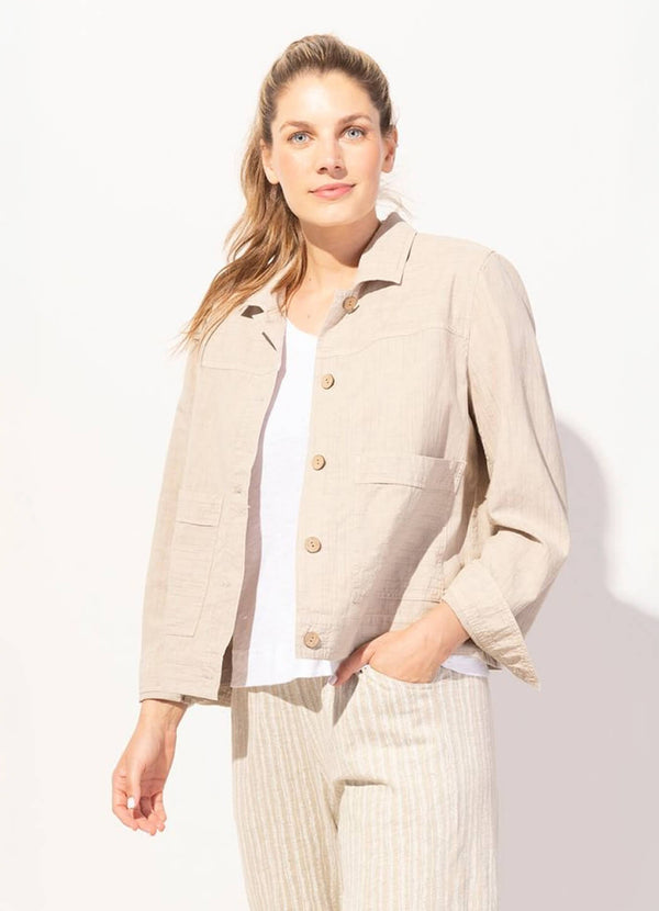 Escape Vista Washed Cotton Beach Jacket