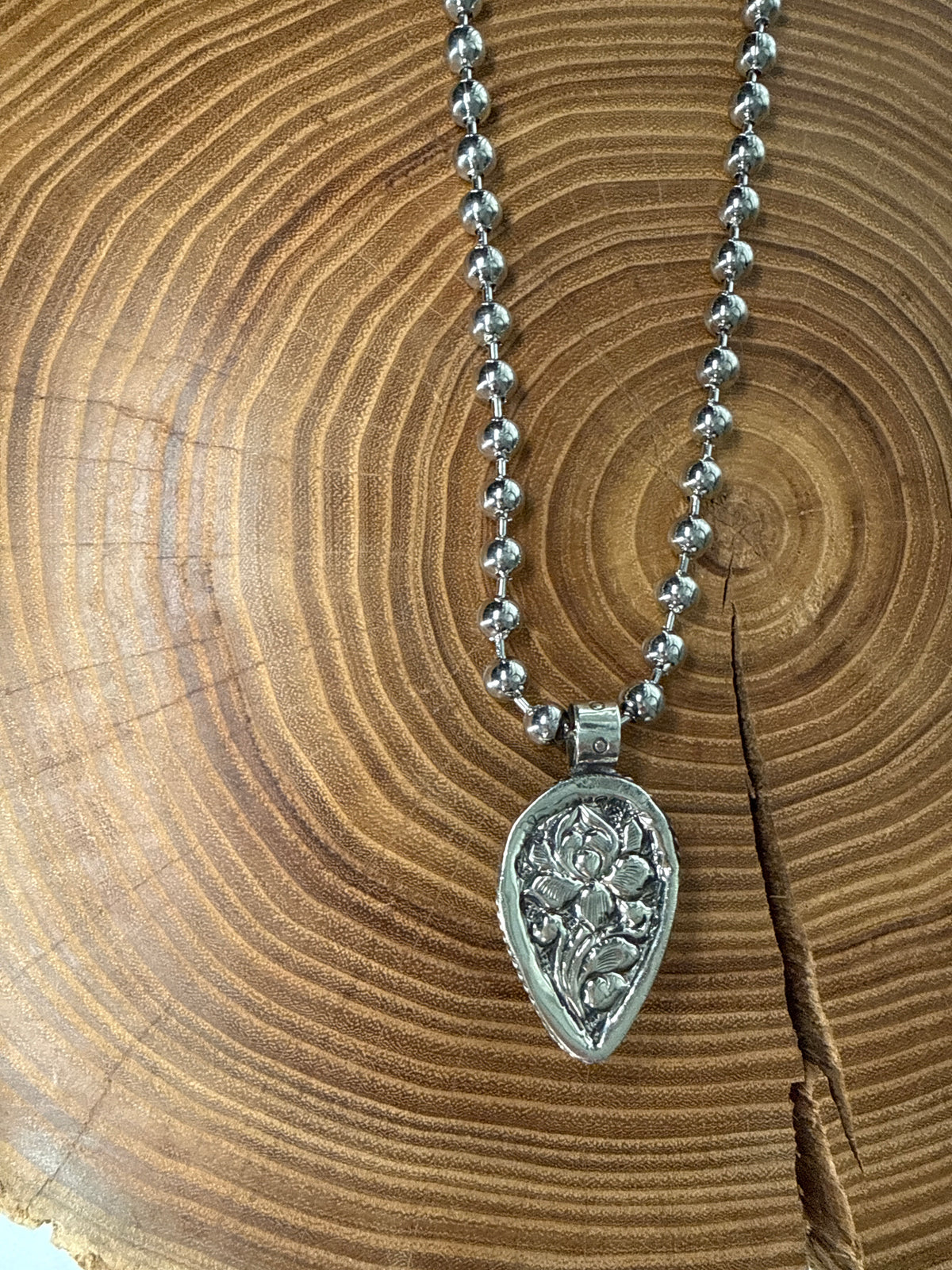 Belle Via Jewelry One-Of-A-Kind Exclusive Malachite Necklace