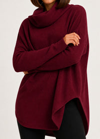 Planet Waffle Cowl Sweater