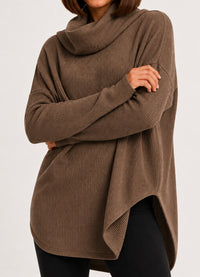 Planet Waffle Cowl Sweater
