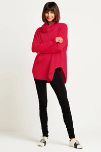 Planet Waffle Cowl Sweater