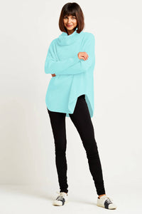 Planet Waffle Cowl Sweater