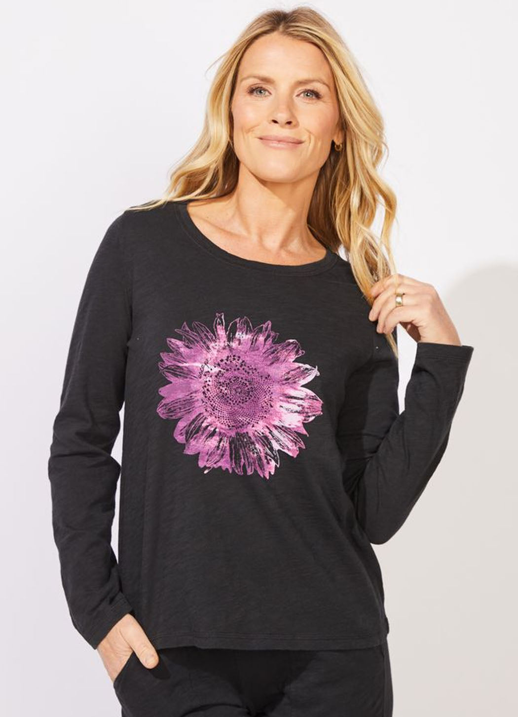 Escape Destination Sunflower Tee