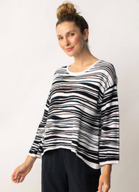 Liv Wave Sweater Wave Plover