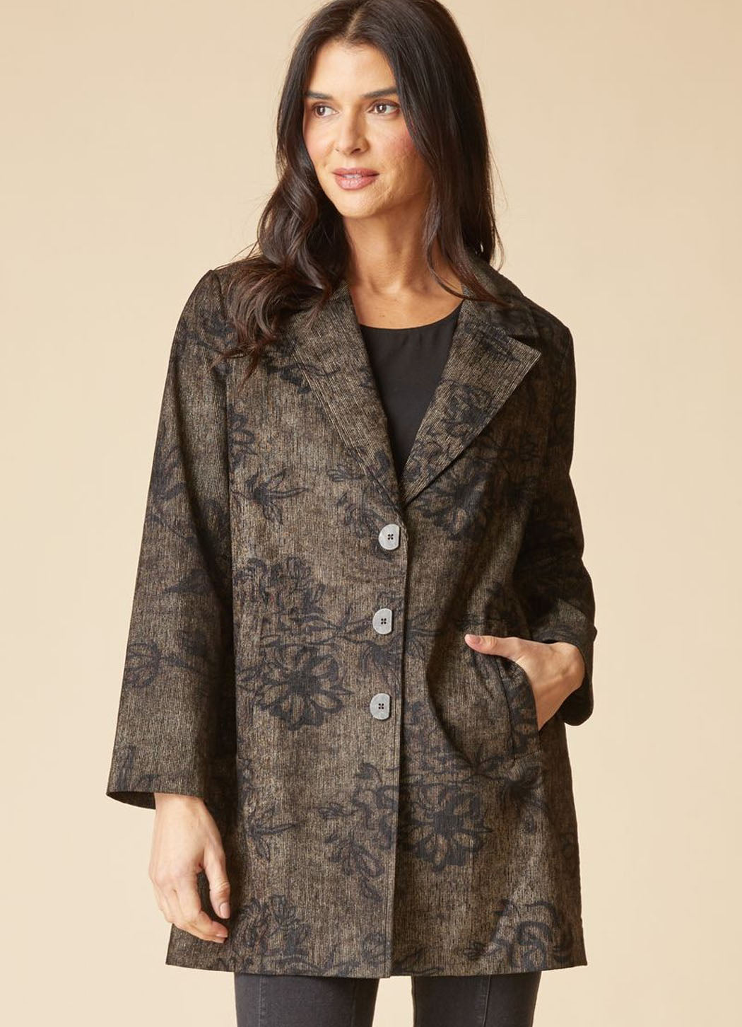 Habitat Luxe Cord Paris Car Coat
