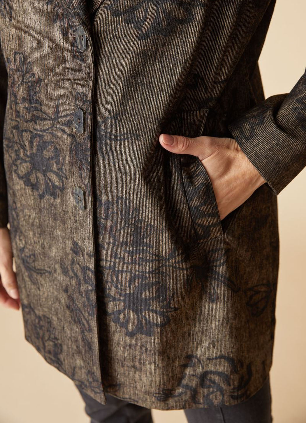 Habitat Luxe Cord Paris Car Coat