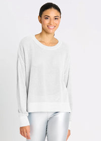 Planet Metallic Mini Seed Stitch Sweater