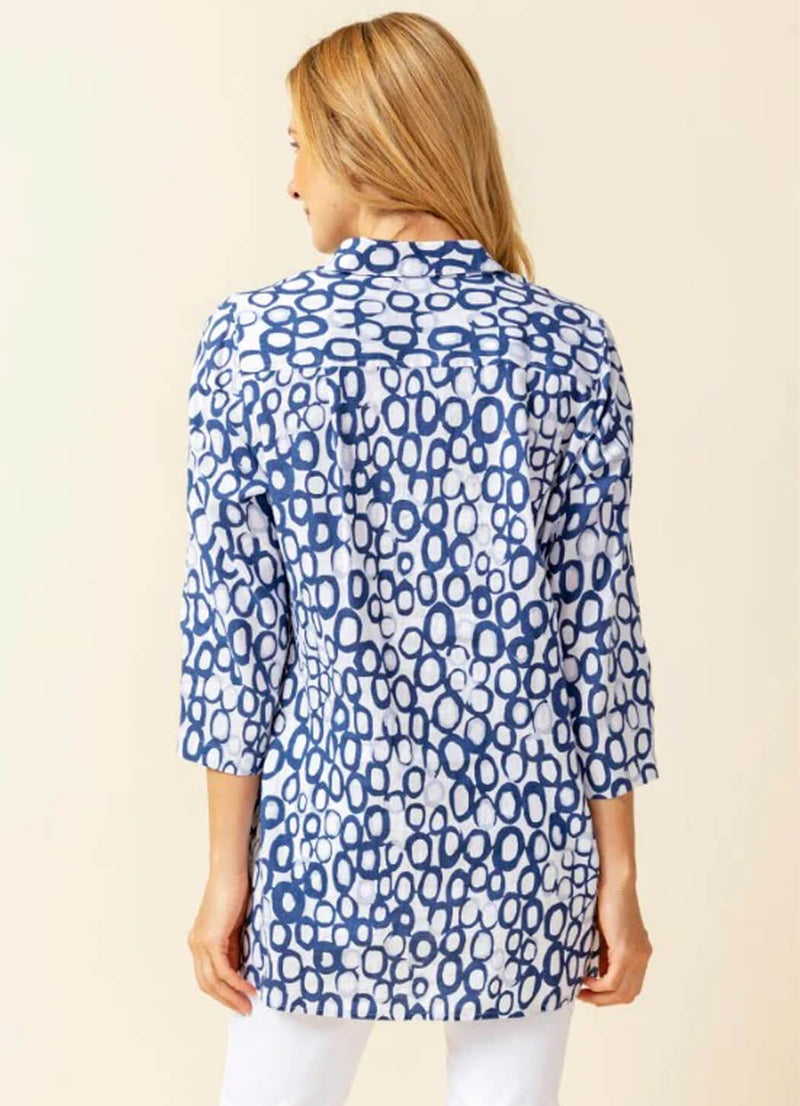 Habitat Linen Inner Circle Hidden Placket Big Shirt