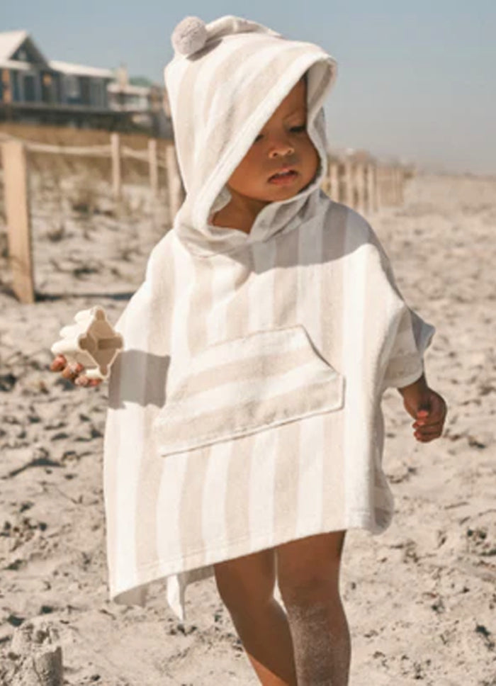 Elegant Baby Cabana Stripe Terry Poncho