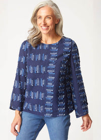 Habitat Embroidered Cotton Button Back Pullover