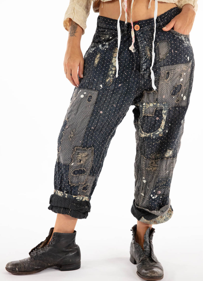 Magnolia Pearl Dot and Floral Miners Pants