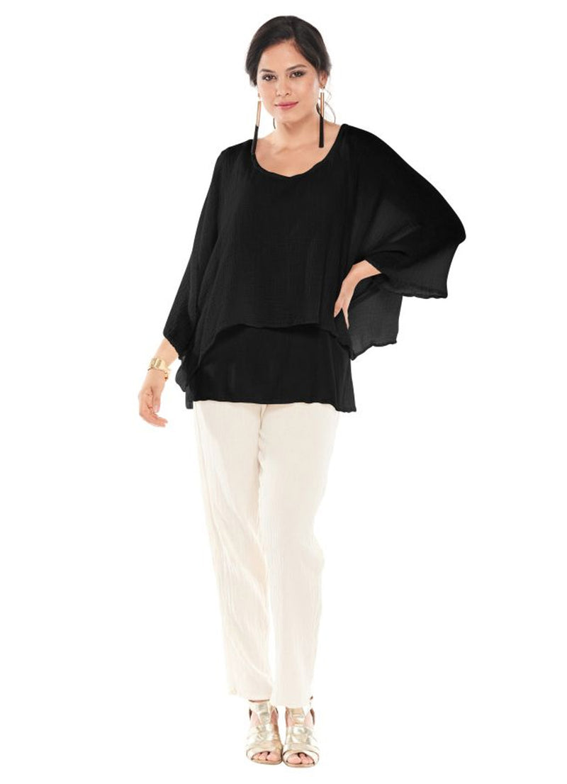 Oh My Gauze Twins Short Sleeve Top
