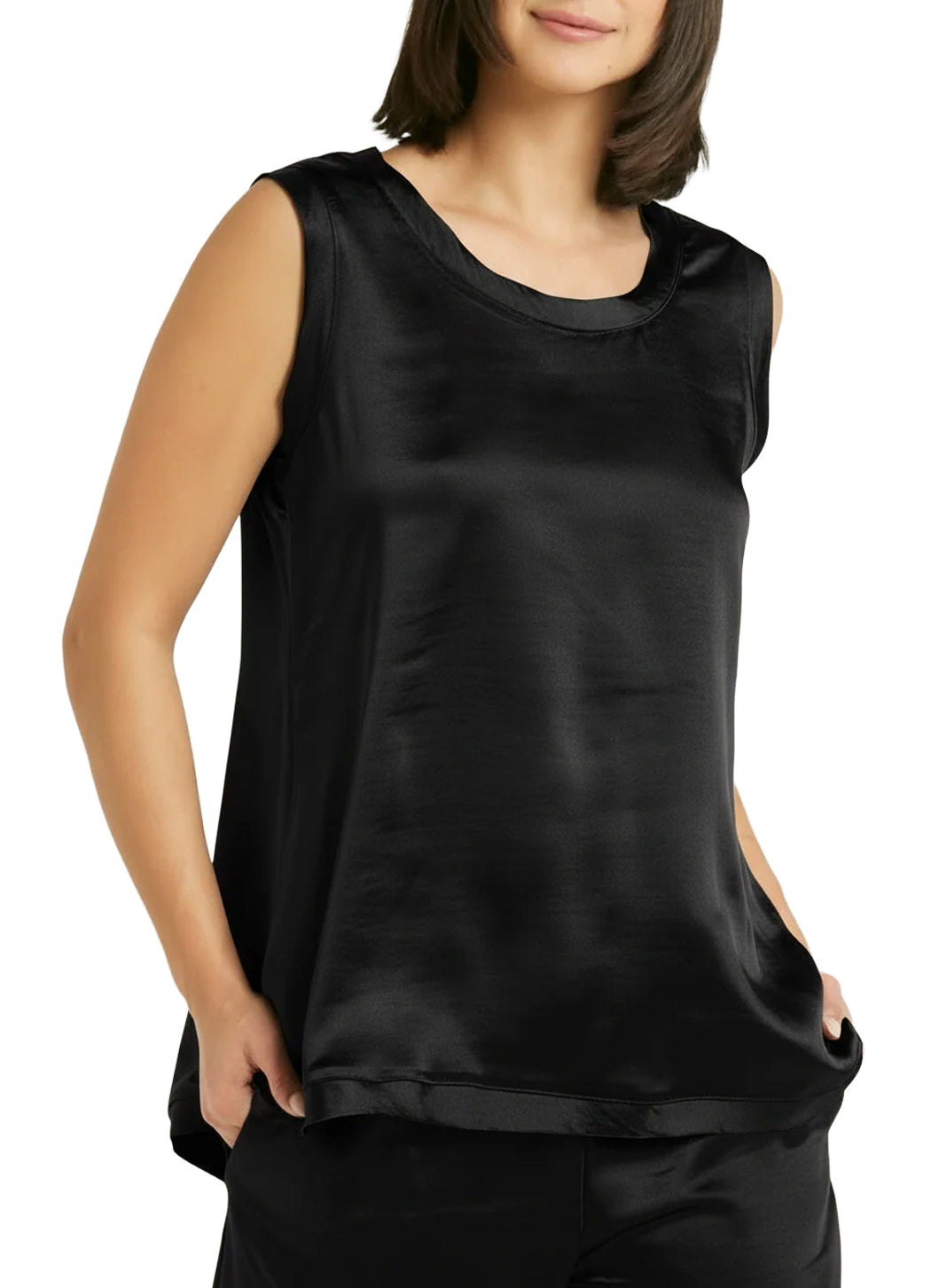 Planet Sateen Shirttail Tank
