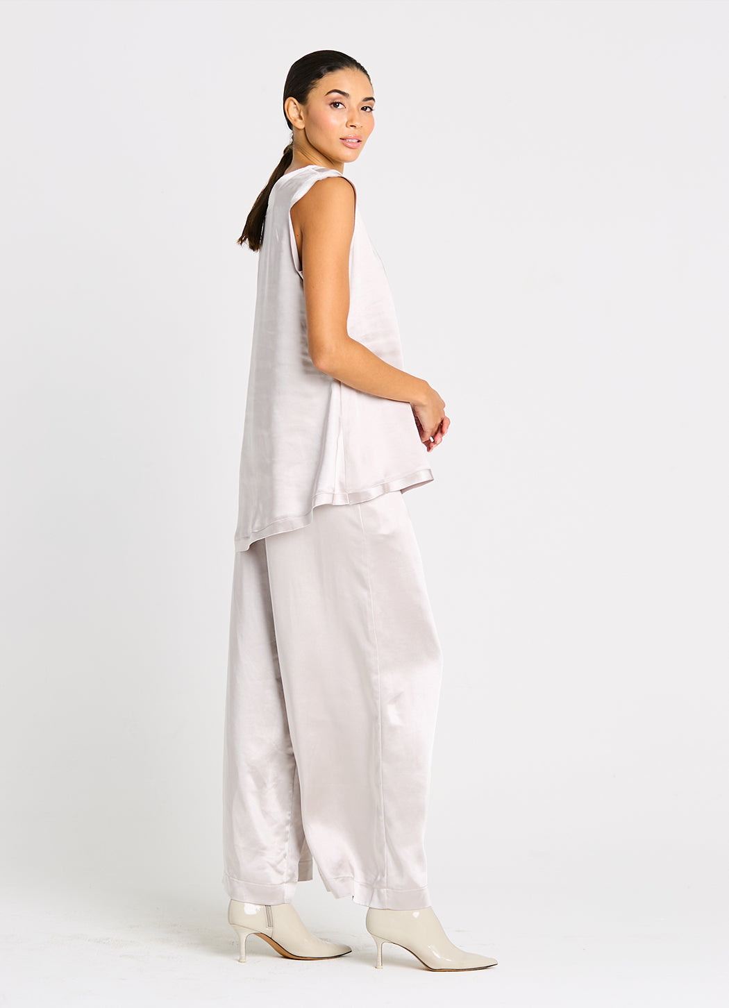 Planet Sateen Shirttail Tank