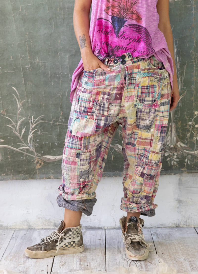Magnolia Pearl YD Patchwork Miner Pants
