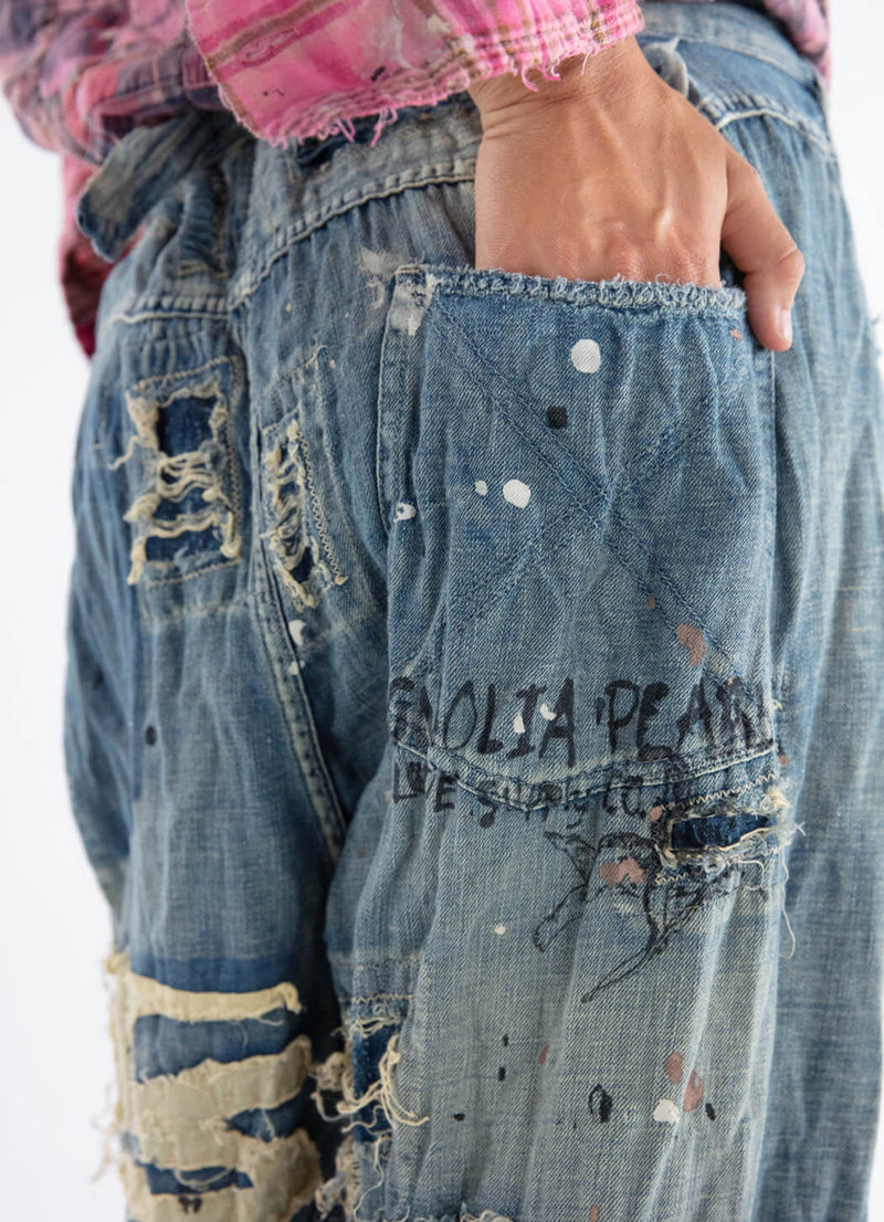 Magnolia Pearl Applique 7 Denim