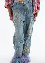 Magnolia Pearl Applique 7 Denim