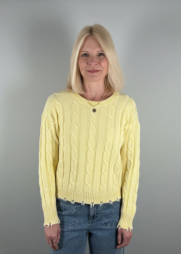 J. Society Cable Crew Sweater