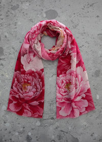 Chinar Peony Scarf