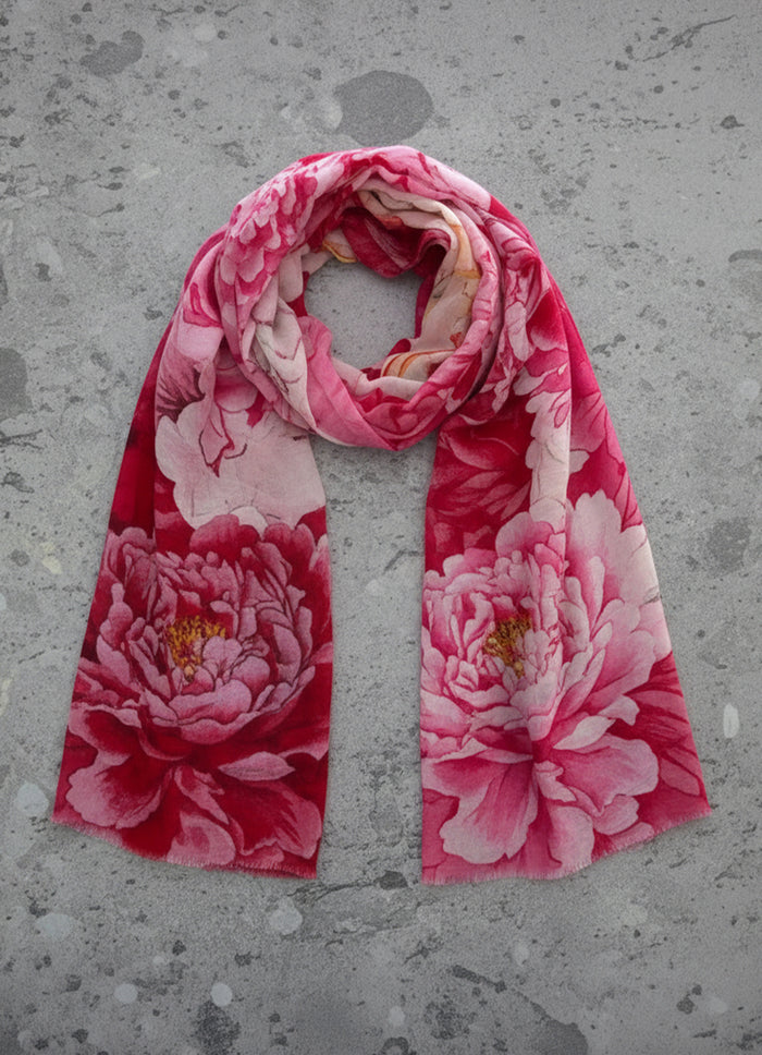 Chinar Peony Scarf