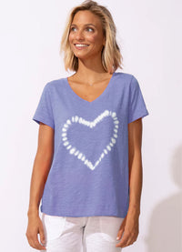 Escape Heart V-Neck Tee