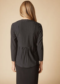 Habitat Travel Knit Stripe Open Front Jacket