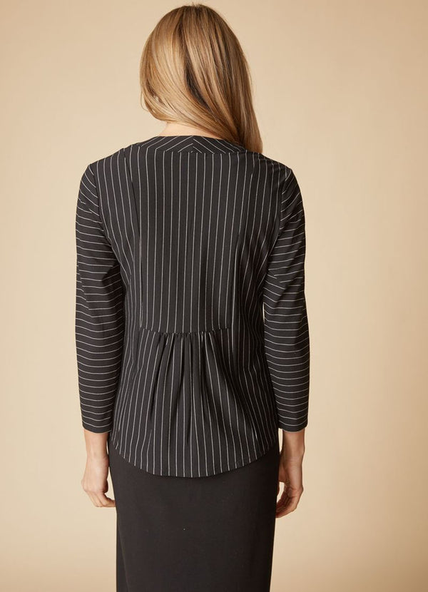 Habitat Travel Knit Stripe Open Front Jacket