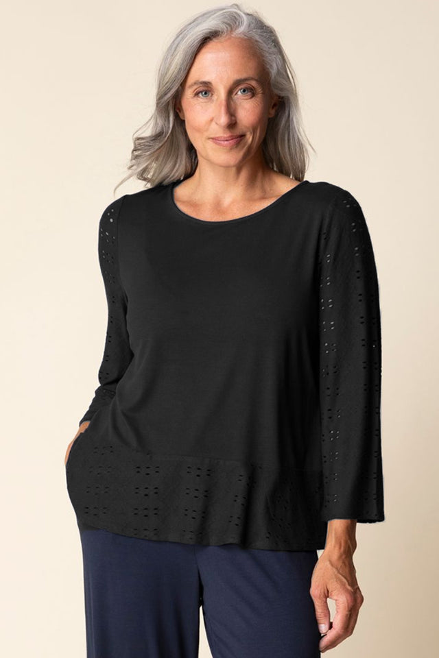 Habitat Eyelet Blooms High Line Top