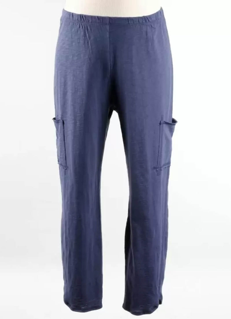 Escape Cotton Slub Pocket Ankle Pant