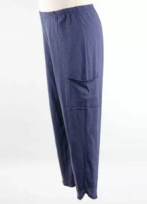 Escape Cotton Slub Pocket Ankle Pant