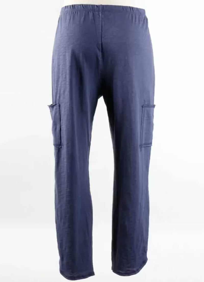 Escape Cotton Slub Pocket Ankle Pant