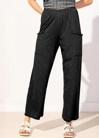 Escape Cotton Slub Pocket Flood Pant