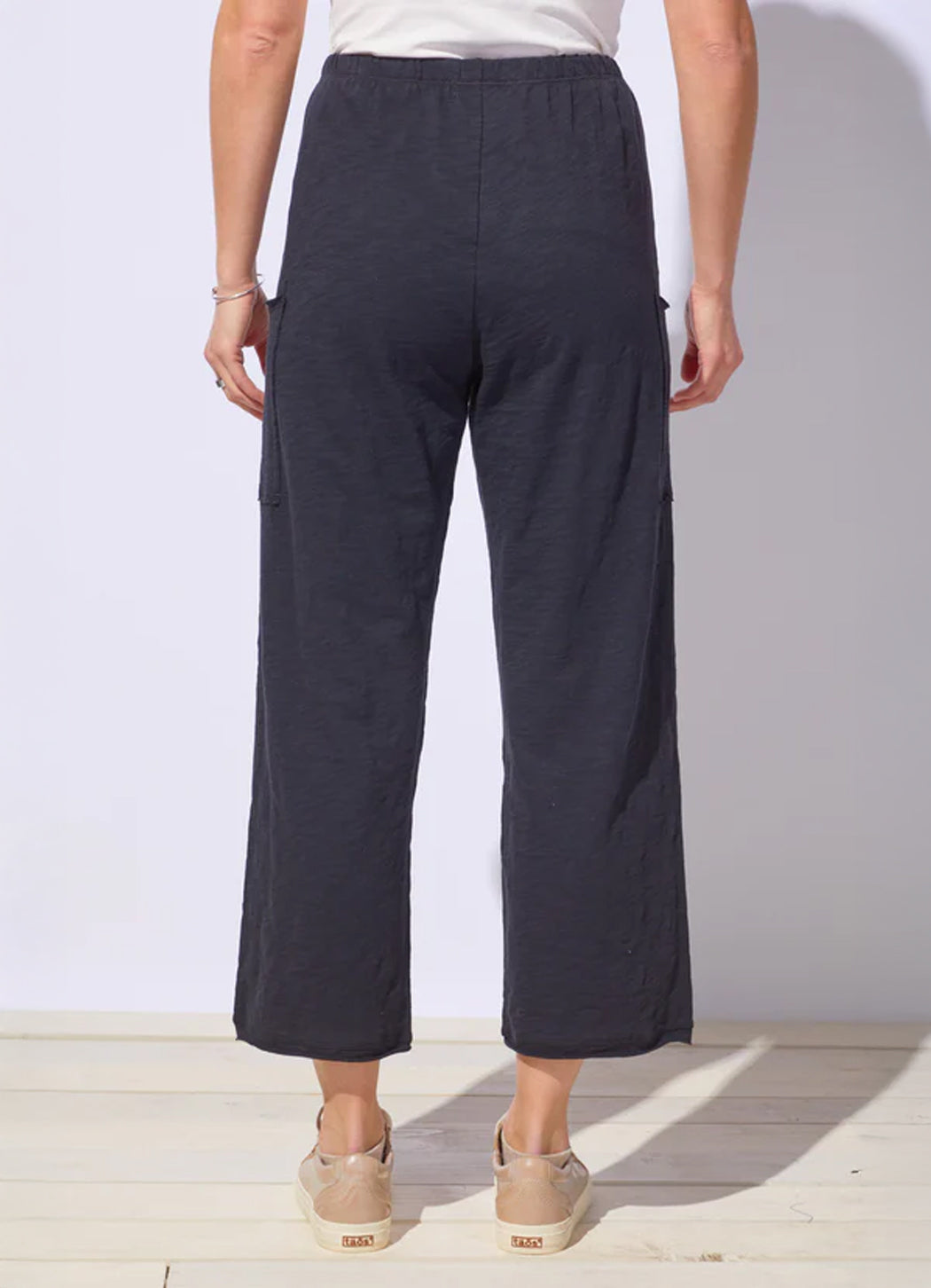 Escape Cotton Slub Pocket Flood Pant