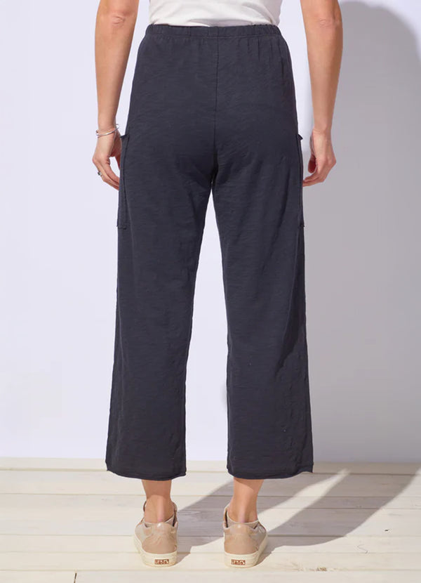 Escape Cotton Slub Pocket Flood Pant