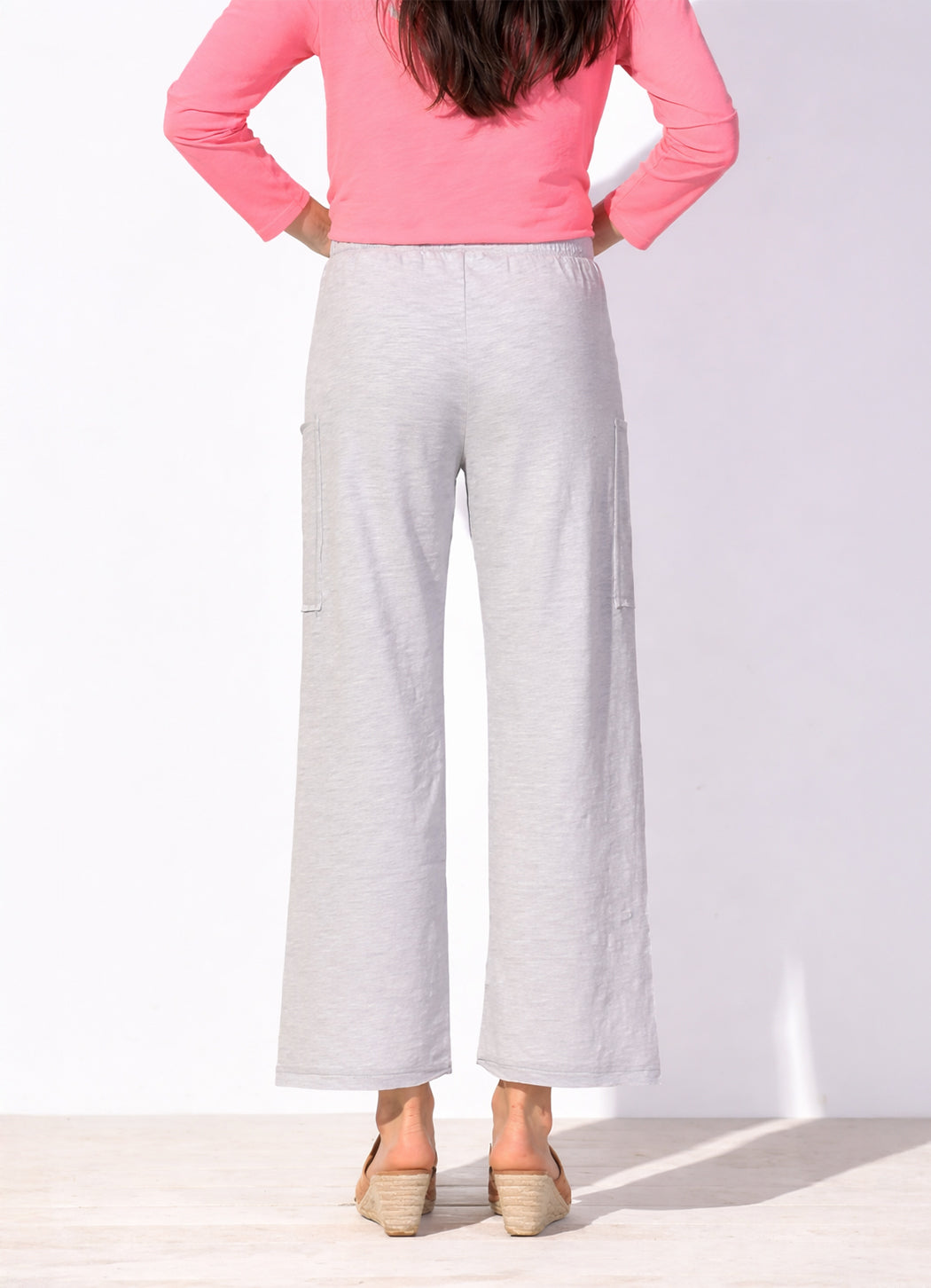 Escape Cotton Slub Pocket Flood Pant