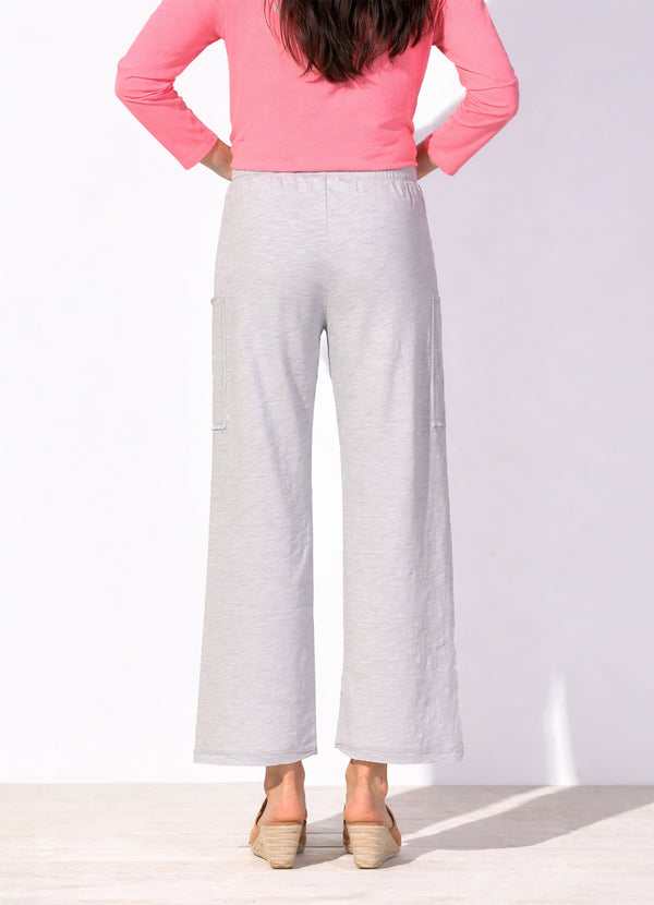 Escape Cotton Slub Pocket Flood Pant