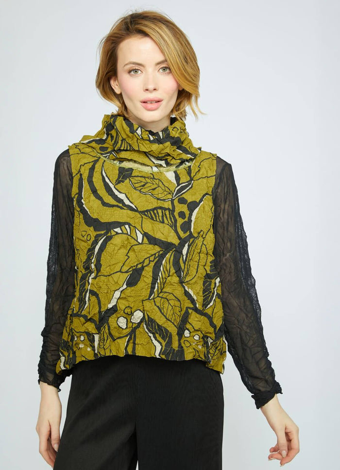 Olivia Crush Travel Leaves Sydney Cowl Topper