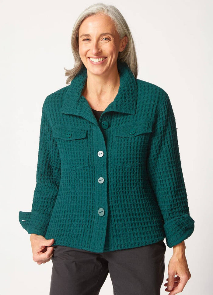 Habitat Washed Honeycomb Shacket