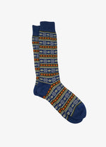 Tey Art Alpaca Fair Isle Stripe Socks