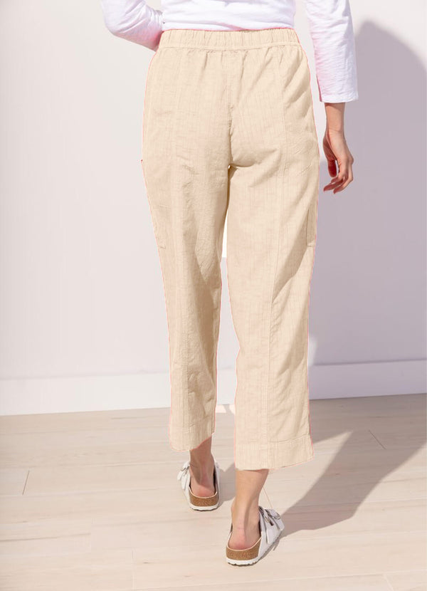 Escape Vista Washed Cotton Tapered Crop Pant