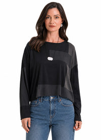 Planet Mini Blocks Long Sleeve Tee