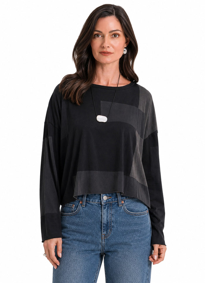 Planet Mini Blocks Long Sleeve Tee