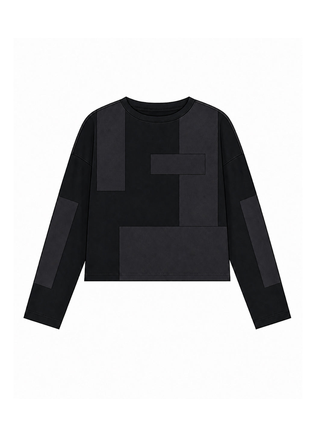 Planet Mini Blocks Long Sleeve Tee